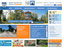 Tablet Screenshot of mesto-vlasim.cz